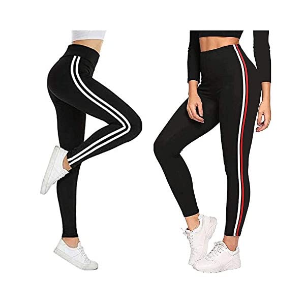 Gym wear Leggings Ankle Length Free Size Combo Workout Trousers