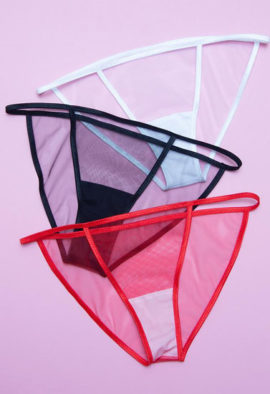 Fully transparent very sexy panties pack