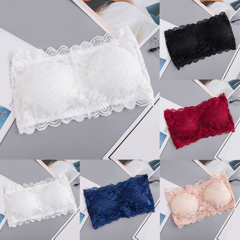 2 Pack sexy lace padded tue bra