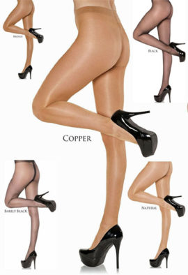 4 pairs NYLONZ Gloss Italian Sheer to Waist Tights Pantyhose