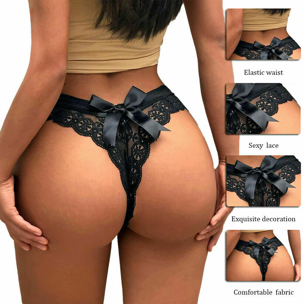Lace Underwear T-back Thong Knickers