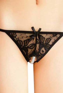 Sexy Open Crotch perl G String Panties4jpg
