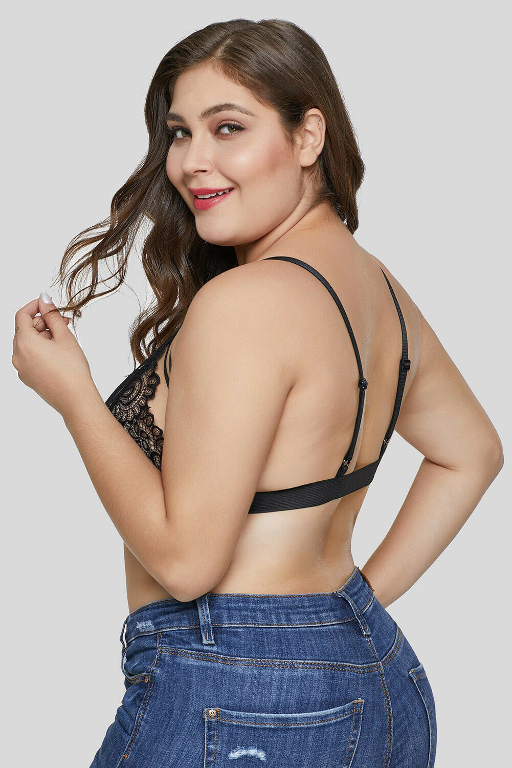 Extra plus size lace bralette very sexy