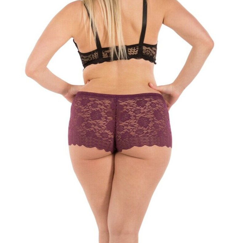 5XL 6XL French Daina lace booty shorts, Big Size panties online India