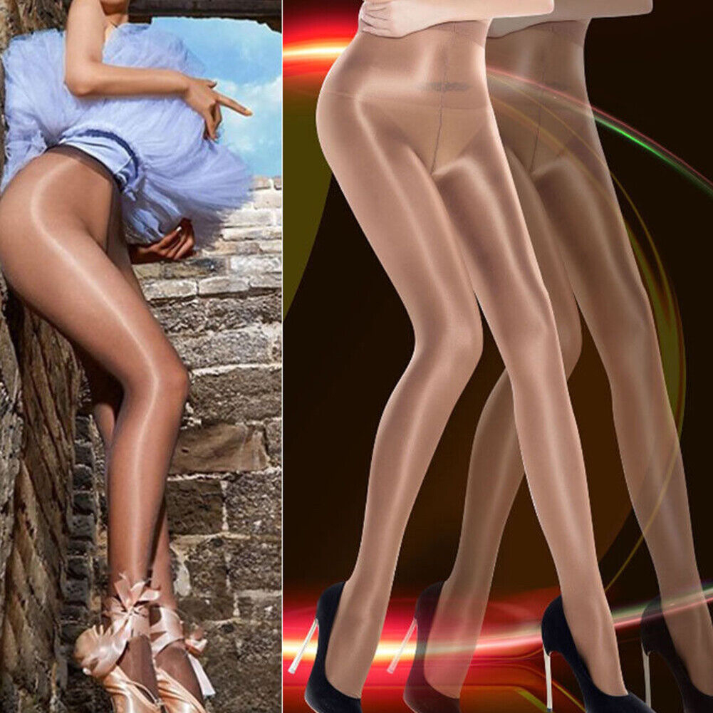 Women's Beige Shiny 20 D Pantyhose, stocking, Snazzyway