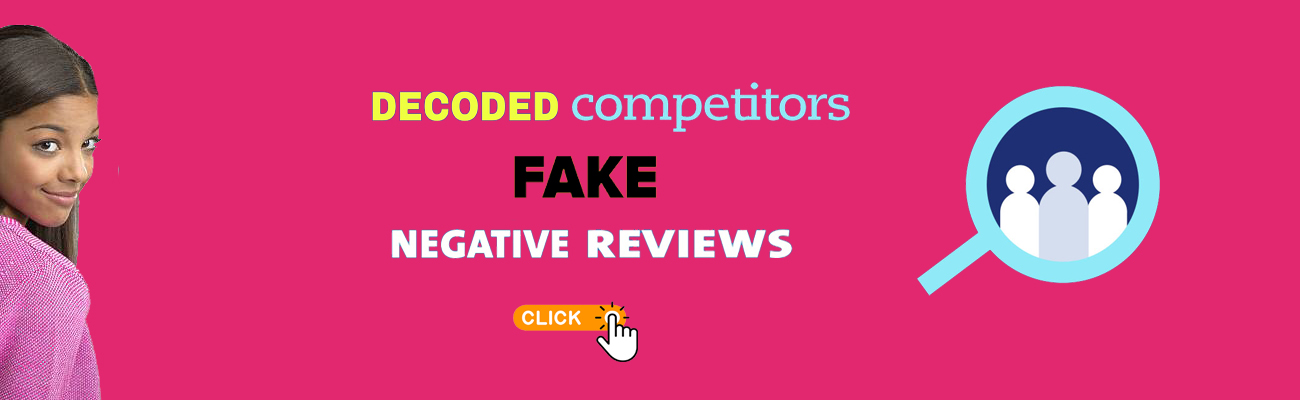 Decoding completely fake Snazzyway reviews posted by competitors
