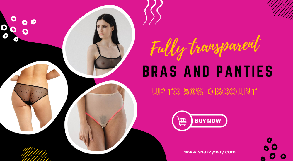 Buy fully transparent bras and panties online India