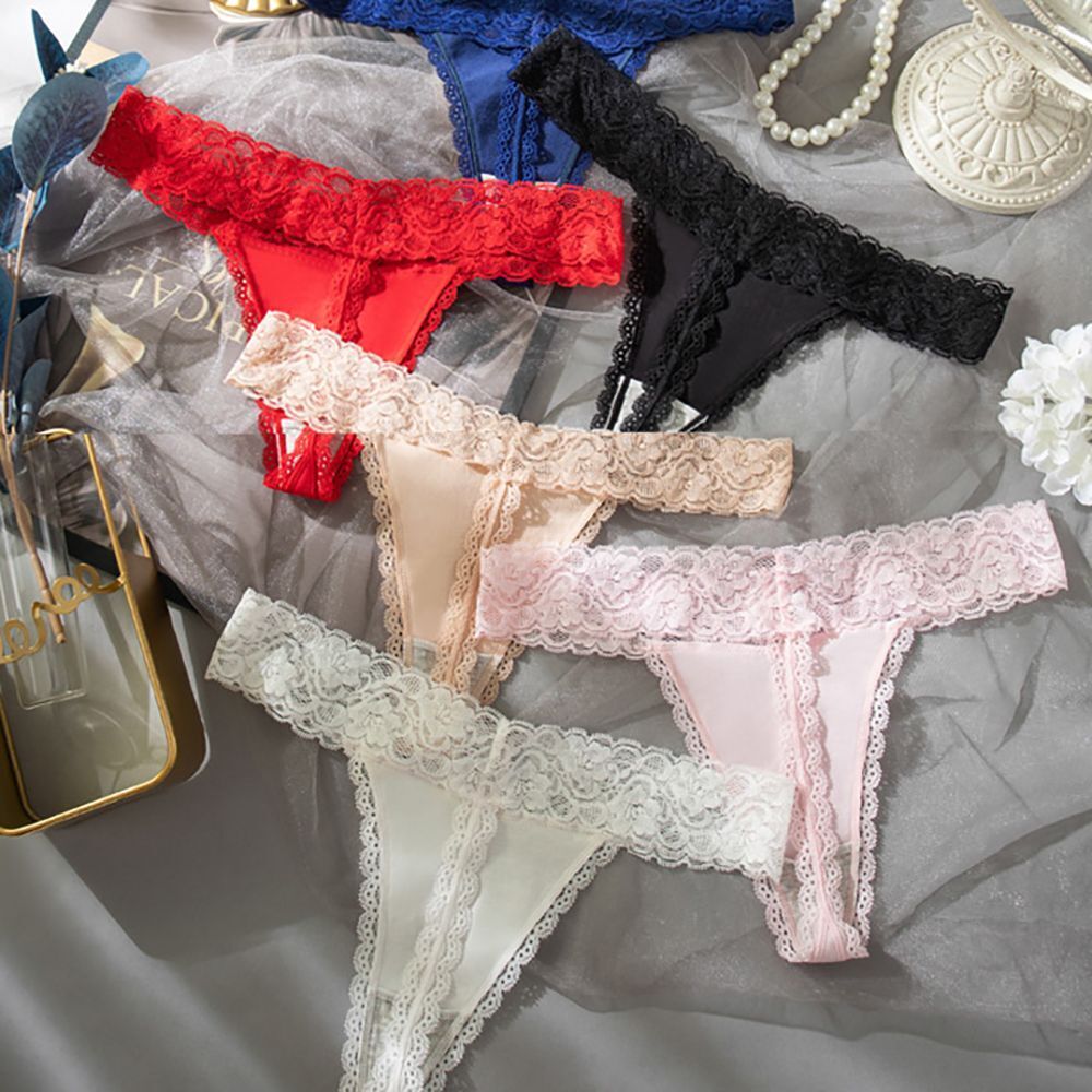 Ladies' T-Back G-String Thong Lace Panties