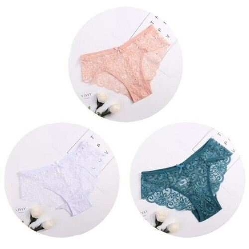 Women's Floral Bow Lace Panties Pack