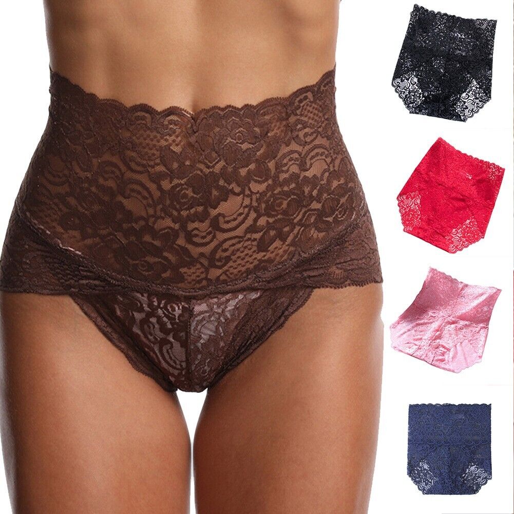 Women's High Waist Lace Panties Pack (of 2)