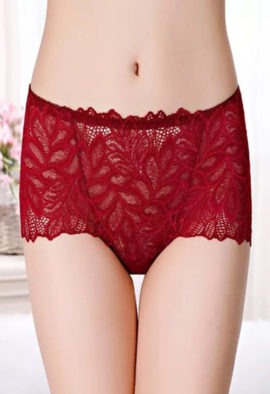 Ladies Lace High Waist Boxer Briefs Pack (of 4)