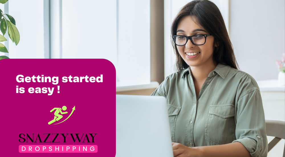 How can I start a dropshipping business with Snazzyway
