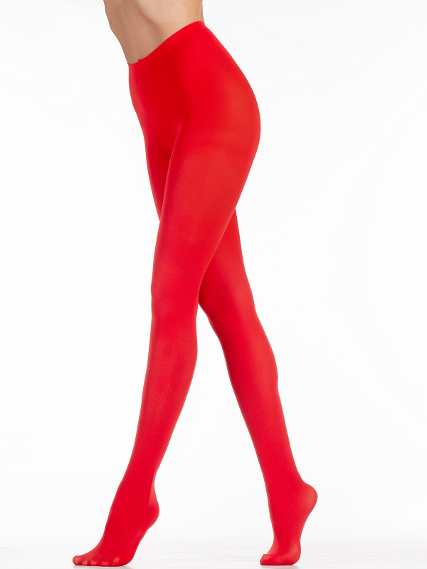 TOMKIND Red Tights - Stylish Women's Legwear, Get 30% Off