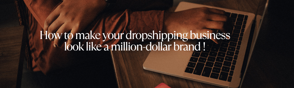 How to make your dropshipping business look like a million-dollar brand !