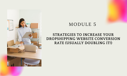 Strategies to increase your dropshipping website conversion rate (usually doubling it!)