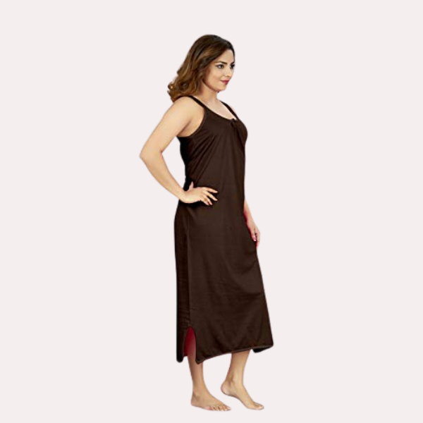 Women's Long Cotton Nightgown Slip