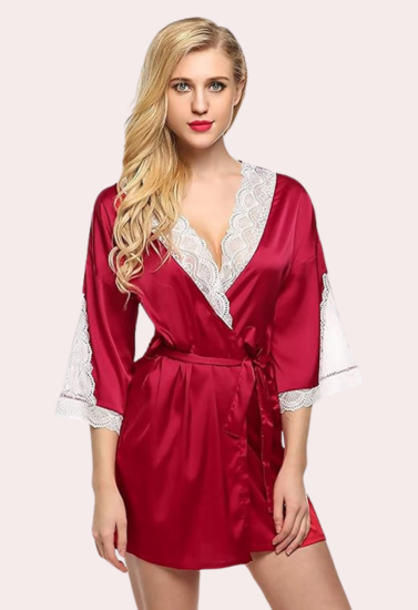 Women's Solid Finish Robe for Hot Nights