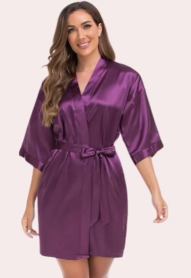 Lavish Silk Robe, Perfect for Evening Soirées