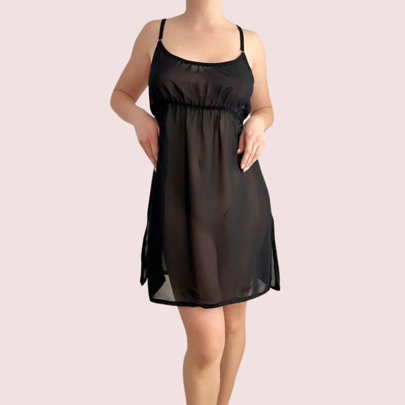 Transparent Babydoll Nightwear for Plus Size Ladies