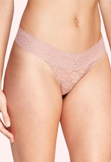3-Pack Women's Low-Rise Lace Thongs