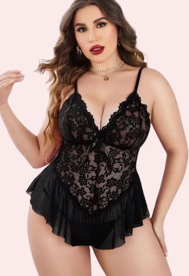 Reveal Your Sexiness with Lace Teddy Chemise