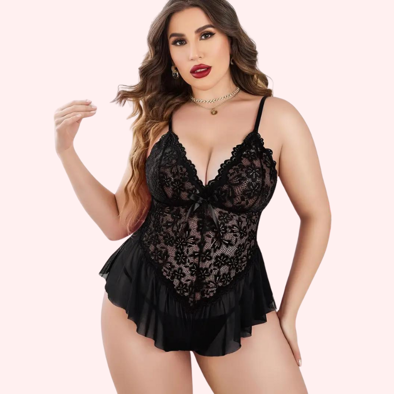 Reveal Your Sexiness with Lace Teddy Chemise