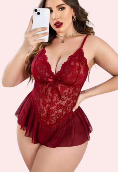 Sexy Lace Chemise Teddy for Ultimate Seduction