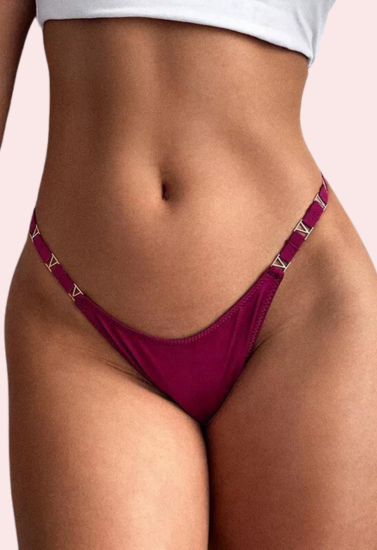 Low-Waist Seamless Thongs G-String Set (2-Pack)