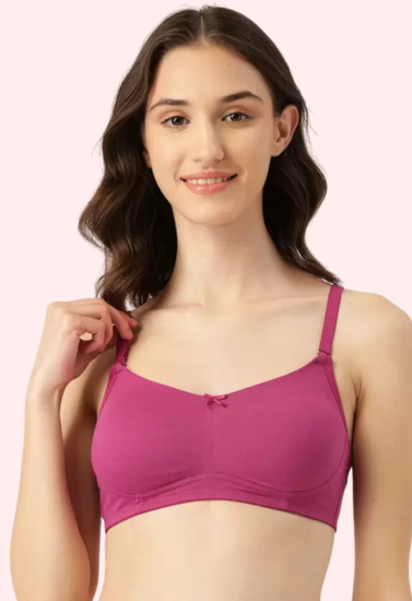 Breathable Cotton Non-Padded Bra – Women's 2-Pack