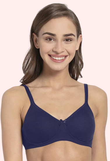 Ultra-Soft Cotton Non-Wired Bra for Women – Set of 2