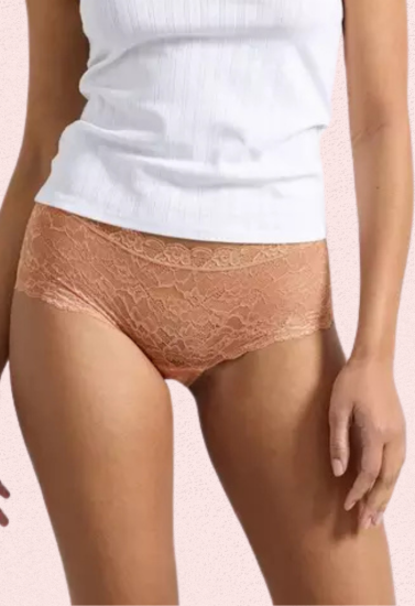 Luxurious Premium Pk 2 Lace Hipster Panties